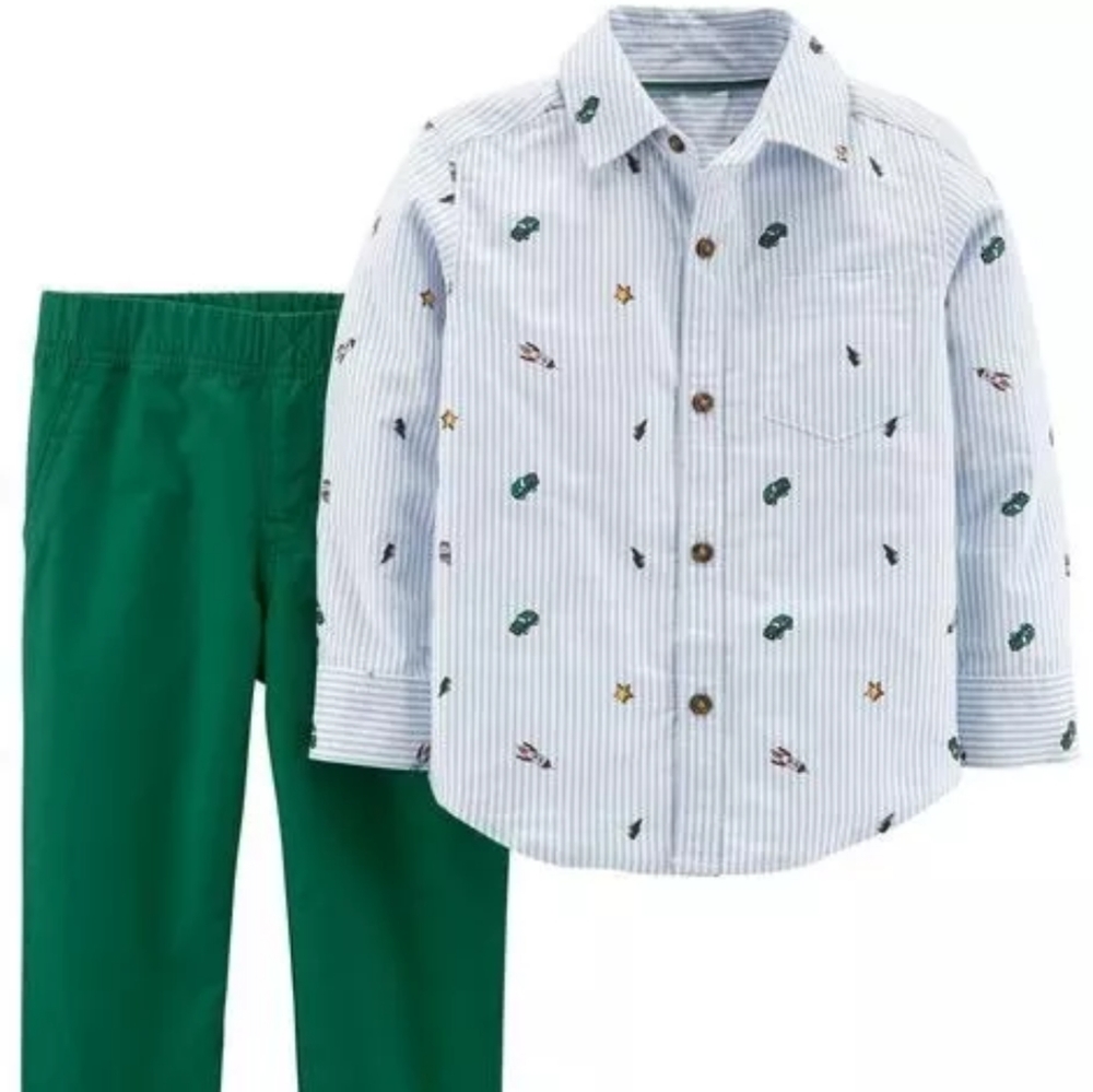 Last Chance! Carter's Baby Button Up & Pants Set